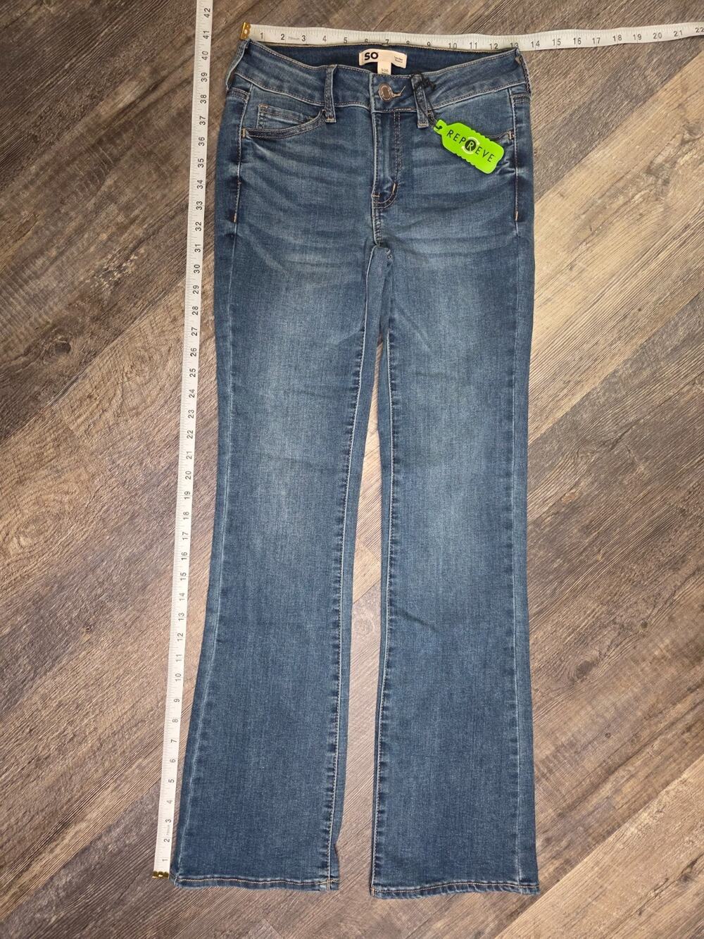 SO Low Rise Jegging Womens Size 3 26W Dark Wash Stretch Denim Jeans